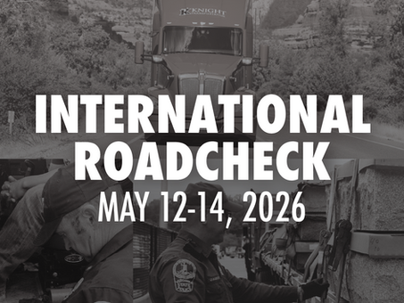 International Road Check Week is Here - Be Prepared!