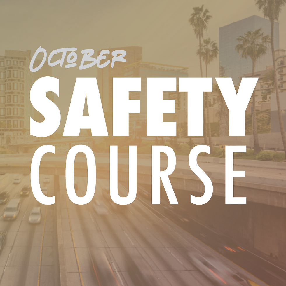 October Safety Course Now Available