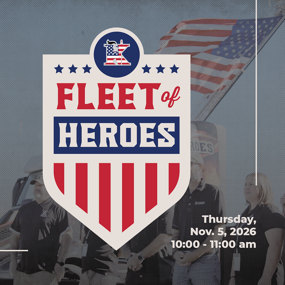 Come Celebrate the Unveiling of Knight's 8th and 9th Fleet of Heroes Trucks This November!