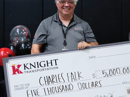 Celebrating Our 2 Million Miler, Chuck Falk!