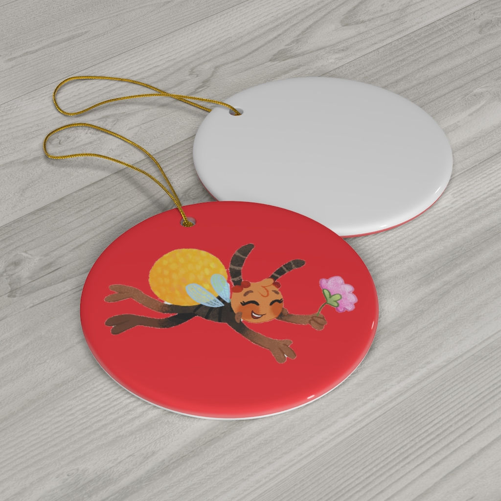 Round Ceramic Ornaments
