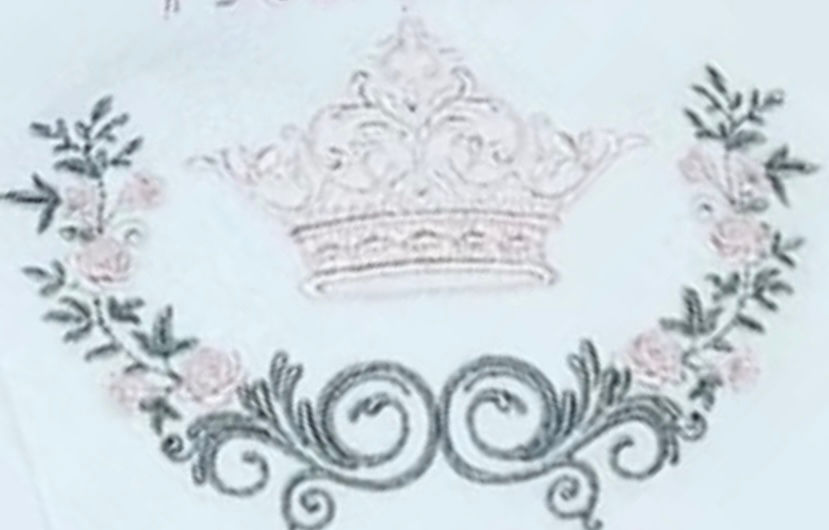 Handmade Birthday badge crown custom design 