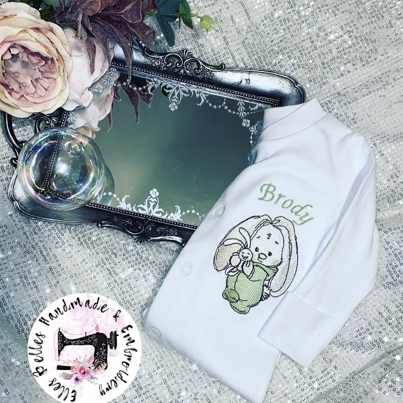 Personalised Baby Sleepsuit