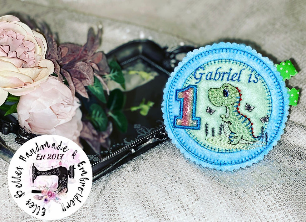 Thumbnail: Birthday Badge - shark Custom Made To Order
