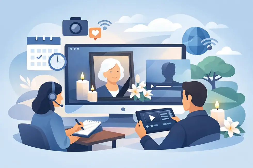 How to Plan a Memorial Livestream with Care