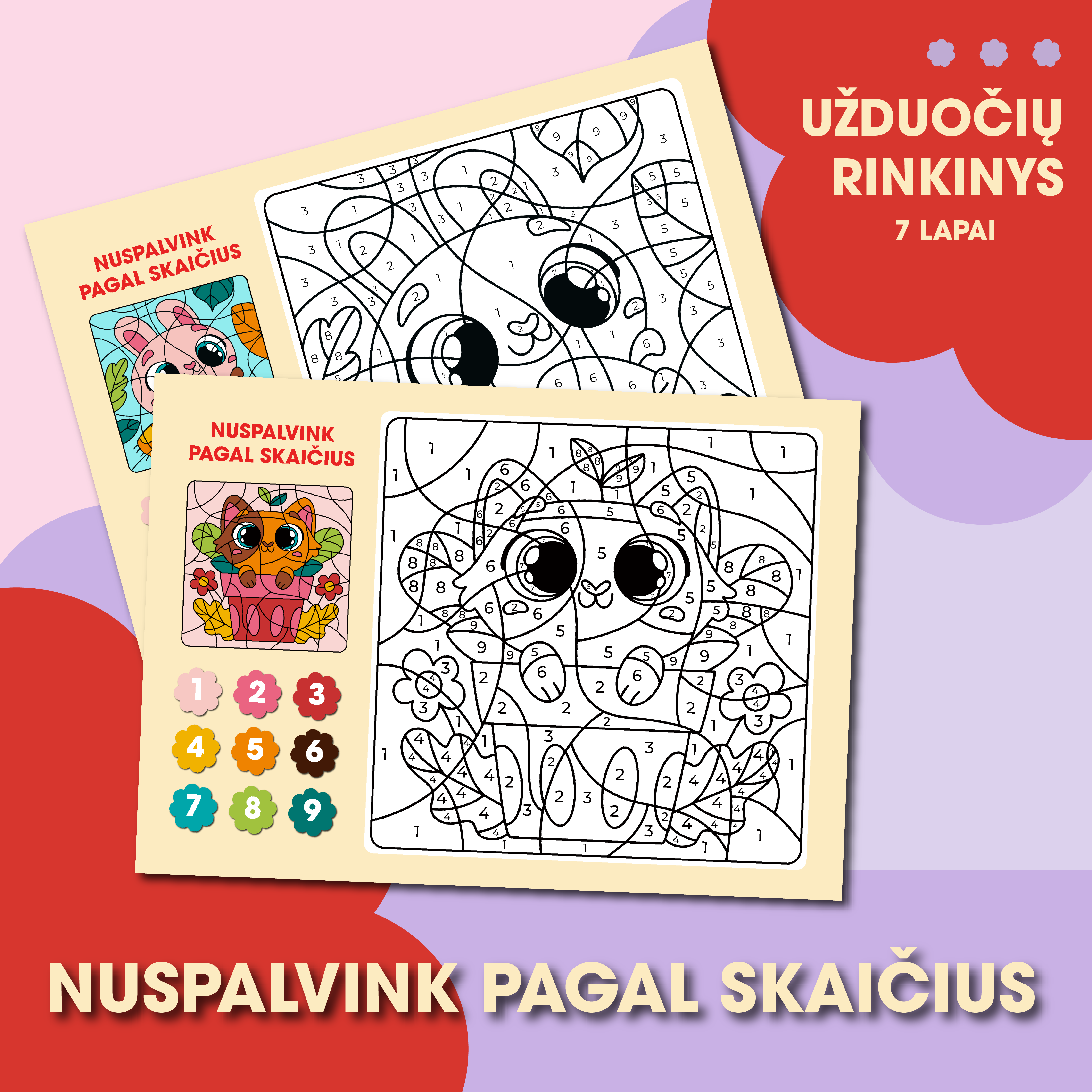 Spalvinimas pagal skaičius