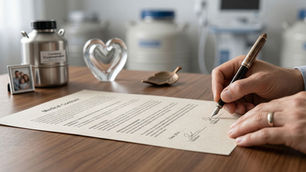 O Que Acontece com os Embriões em Caso de Separação ou Falecimento?