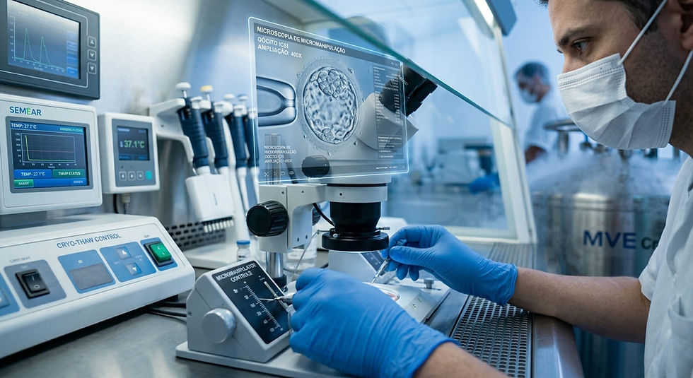Embriões: Euploide, Mosaico e Aneuploide