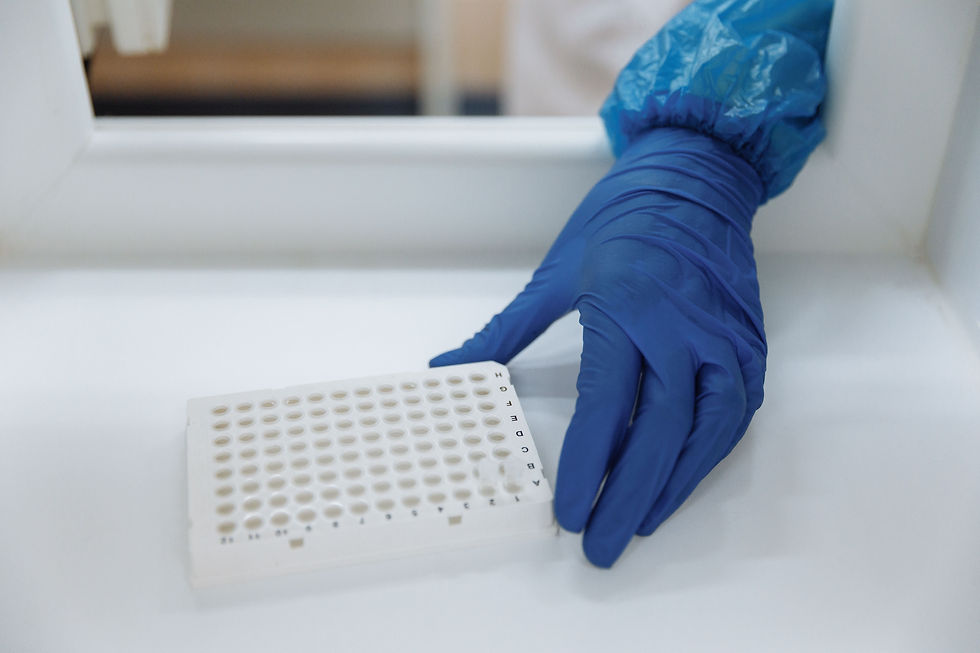 Amostra de sêmen em laboratório para análise da fertilidade masculina