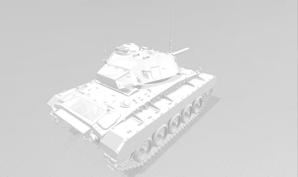 Thumbnail: M24 Chaffee Highly Detailed