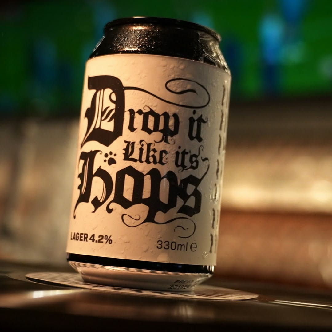 DHILLON'S BREWERY - DROP IT LIKE IT'S HOPS (330ml) 4.2% (Gold £3.14)