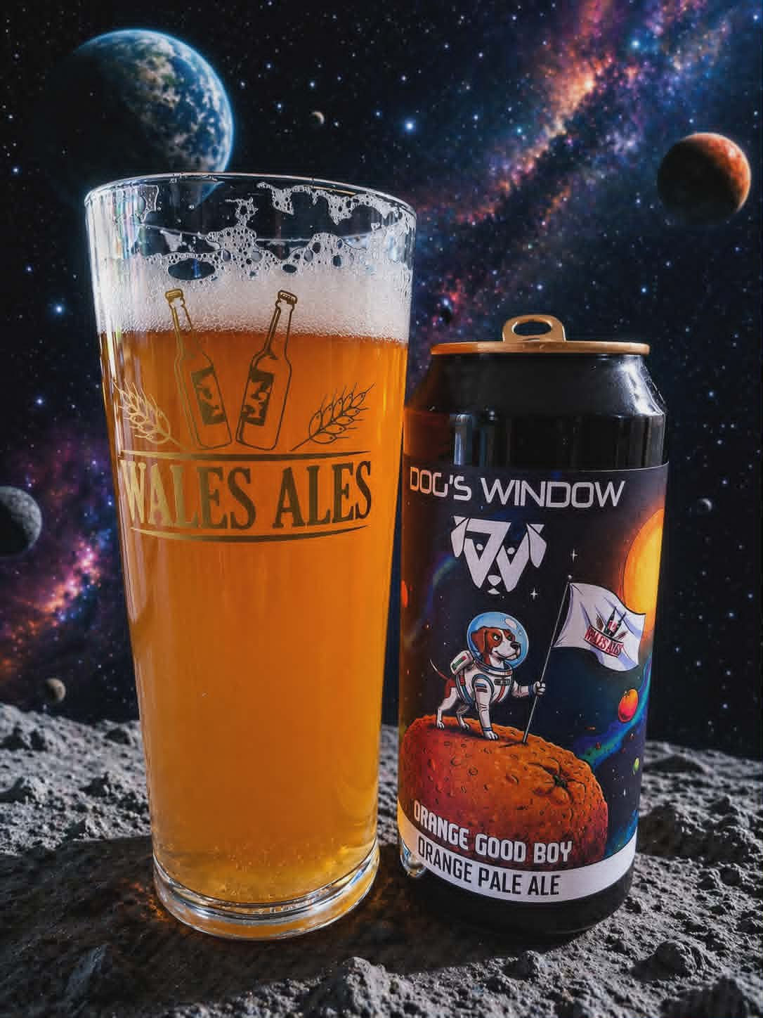 WALES ALES & DOG’S WINDOW  - ORANGE GOOD BOY (440ml) 4.3%