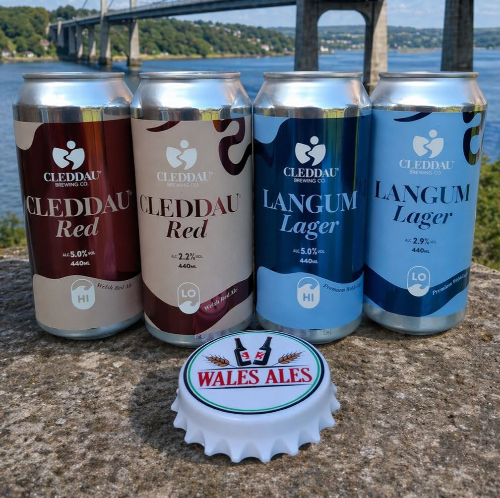 CLEDDAU BREWING 4 PACK (Gold £12.25)
