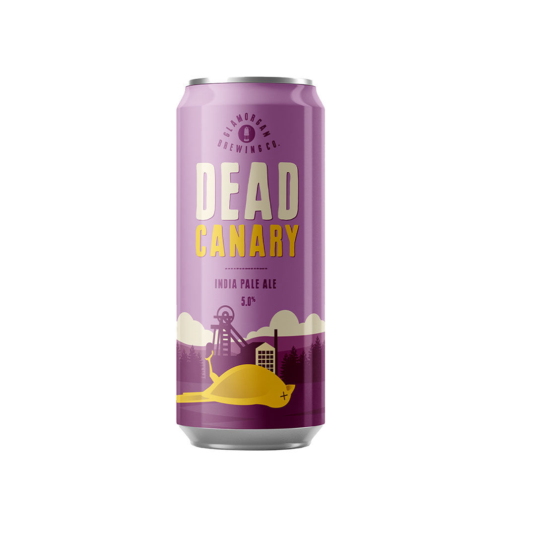 GLAMORGAN - DEAD CANARY IPA 5.0% abv (440ml) (Gold member £2.62)