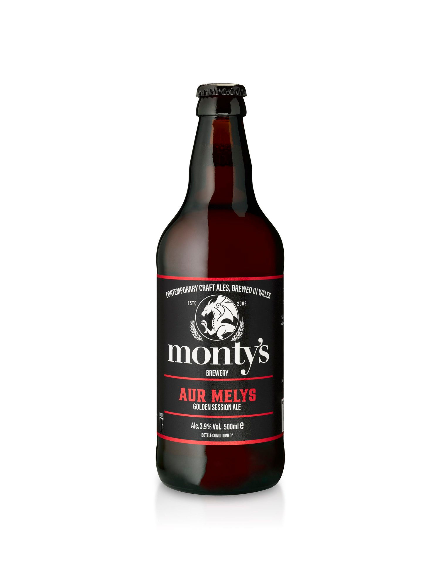 MONTY'S - AUR MELYS (500ml) 3.9%(Gold £2.62)