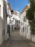 Picturesque Altea cobbled street