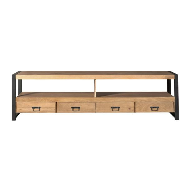 Miniature : Meuble TV Olivia en bois de manguier naturel 220 cm