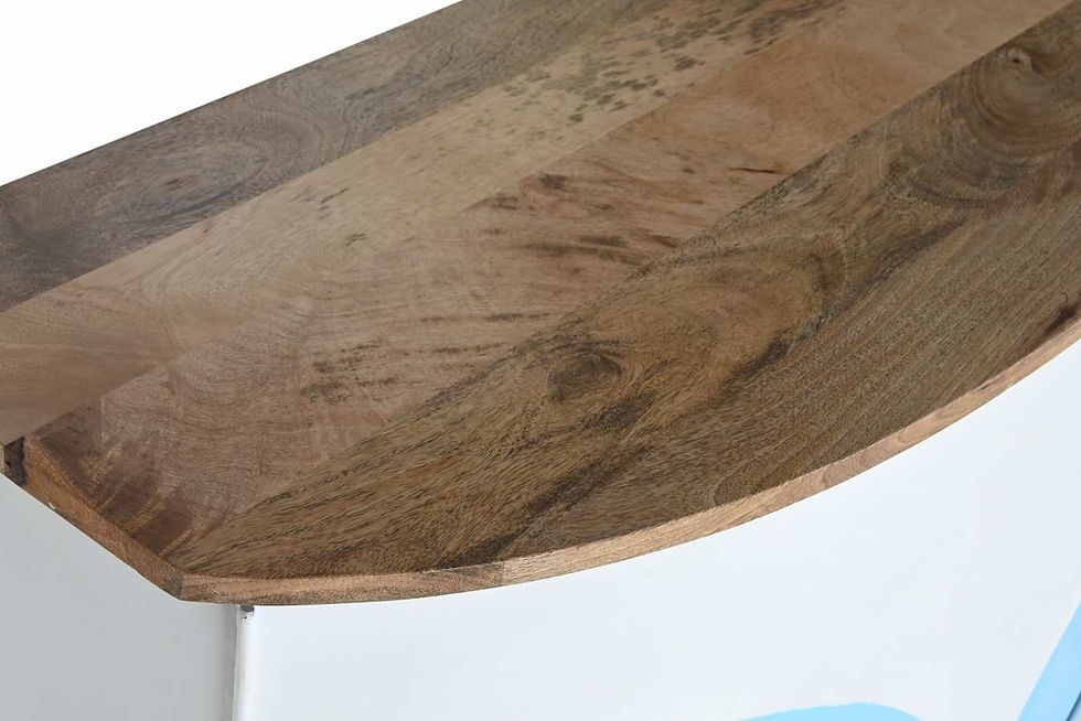 Miniature : MEUBLE DE BAR FER MANGUE 157X52X90 PROJECTEURS