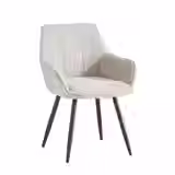 Miniature : Chaise en microfibre style restauration - 5 coloris