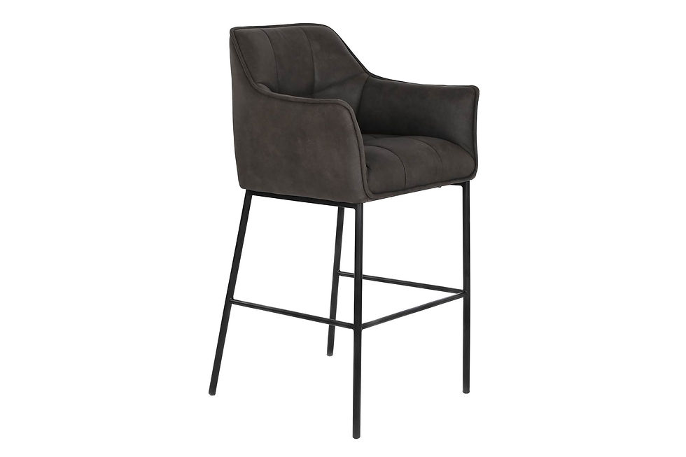 Miniature : Tabouret en microfibre 59X60X107