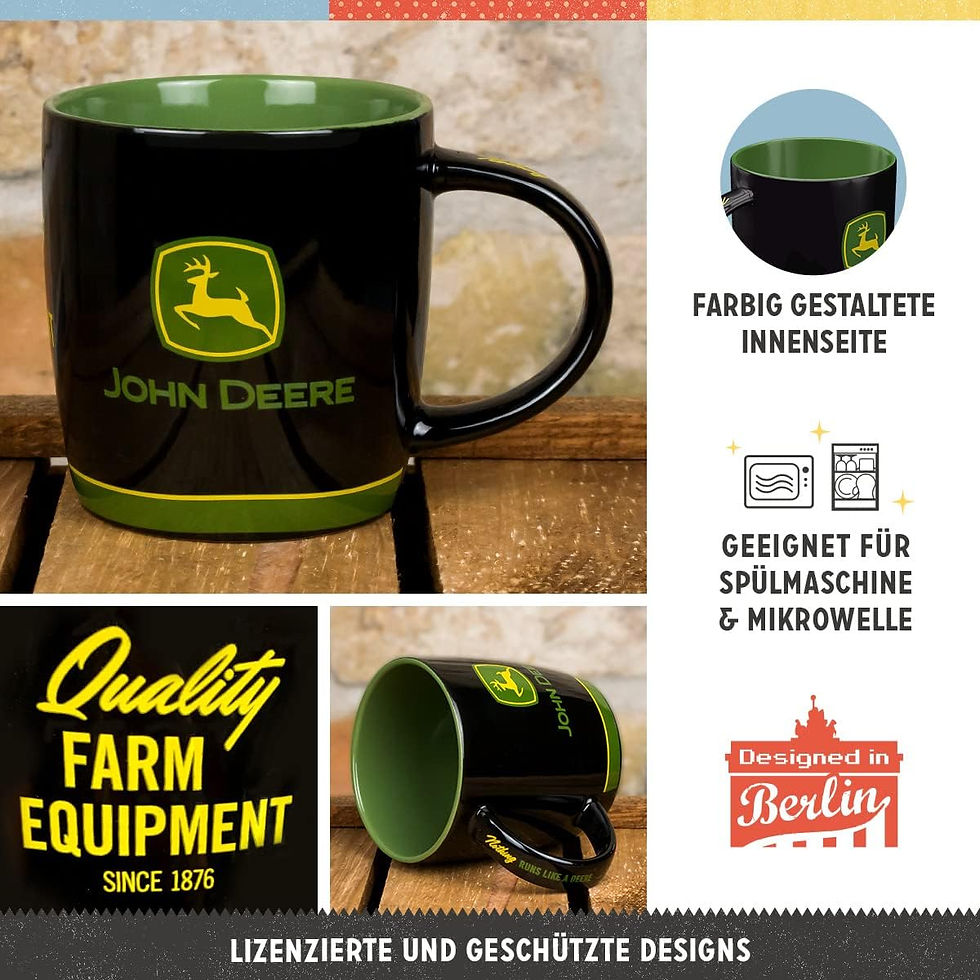 Miniature : Tasse céramique 360ml John Deere