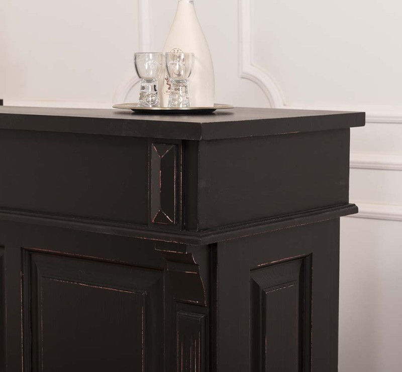 Miniature : Meuble Bar 140 cm en bois massif pin  coloris au choix