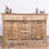 Miniature : Meuble bar en bois massif pin 160 CM