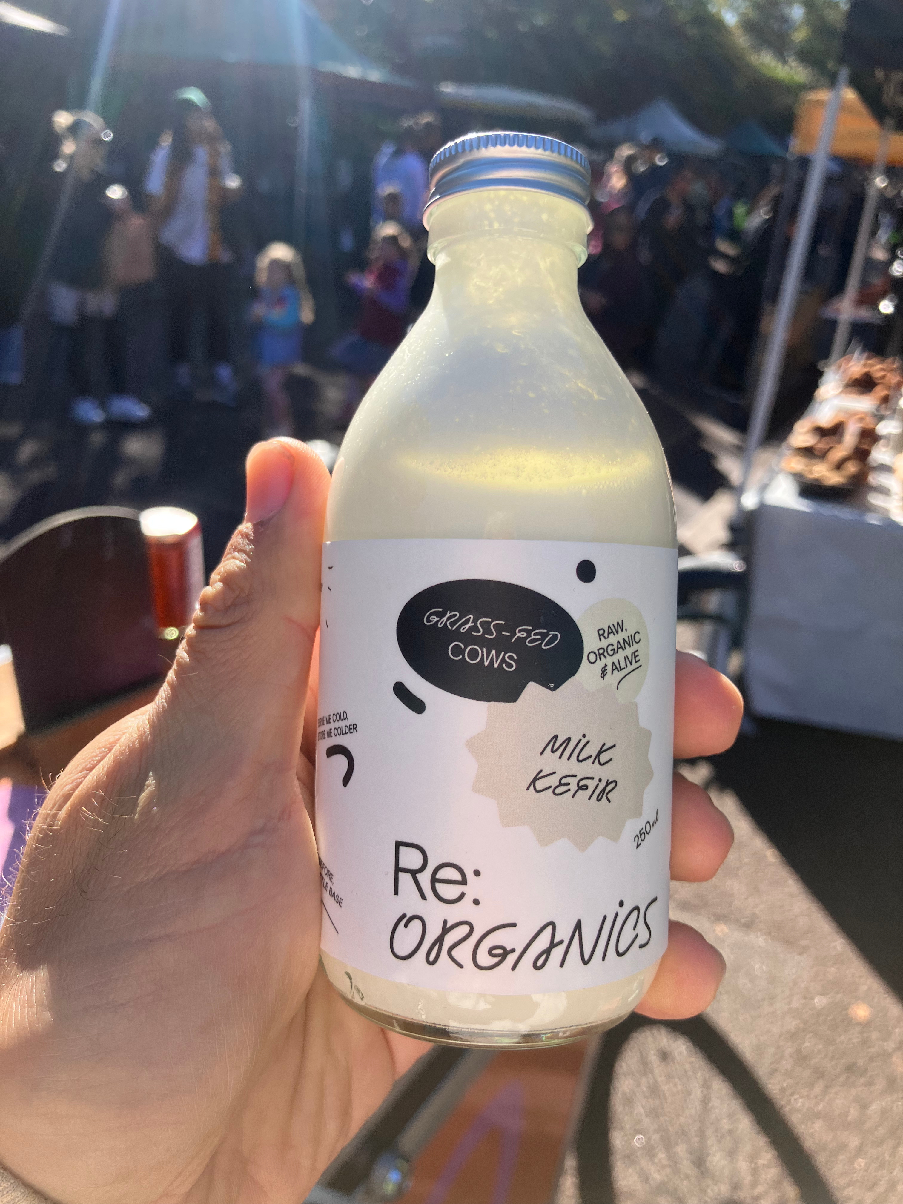 Unflavoured & Organic Raw A1 Cows Milk Kefir (250ml)