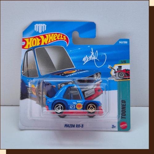 Hot Wheels Mazda RX-3 142 van 250 uit 2026 in originele blisterverpakking