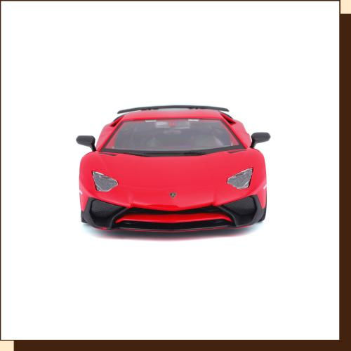 Thumbnail: Rode Lamborghini sportwagen, frontaal gefotografeerd; witte achtergrond, Hot Wheels Solar Reflex.