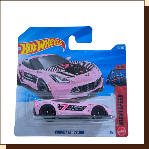 Hot Wheels Corvette C7 Z06 113 van 250 uit 2026 in originele verpakking - voorkant verpakking