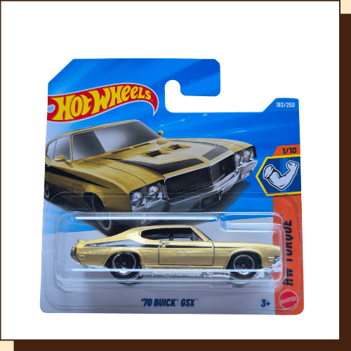 Hot Wheels '70 Buick GSX 183 van 250 uit 2026 in originele verpakking - voorkant verpakking