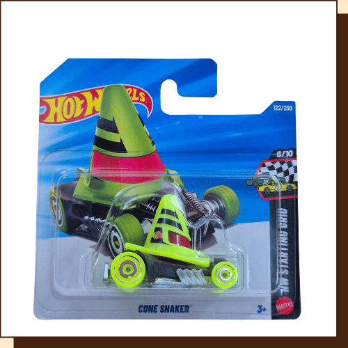 Hot Wheels Cone Shaker Treasure Hunt 122 van 250 uit 2026 in originele verpakking - voorkant verpakking