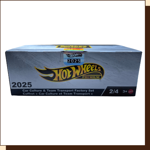 Hot Wheels Premium Car Culture en Team Transport 2025 Factory Set 2 HJV98-979P - voorkant verpakking
