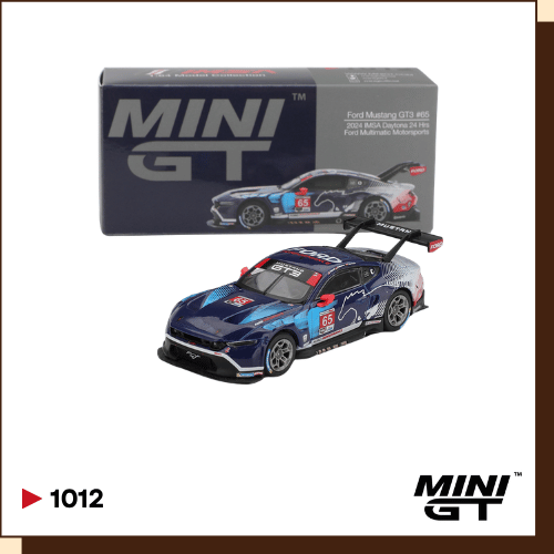 MINI GT Ford Mustang GT3 #65 Ford Multimatic Motorsports #1012 met origineel MINI GT-doosje
