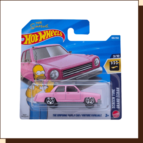 Hot Wheels The Simpsons Family Car / Voiture Familiale 108 van 250 uit 2026 in originele verpakking - voorkant verpakking