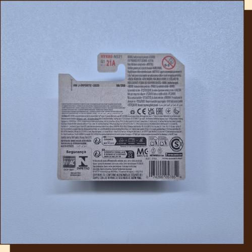 Thumbnail: Achterkant Hot Wheels Barbie Dream Camper #021/250 uit 2026, met productinformatie en logo's.