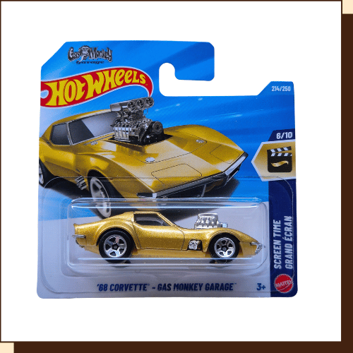 Hot Wheels '68 Corvette - Gas Monkey Garage goud #214/250 uit 2026