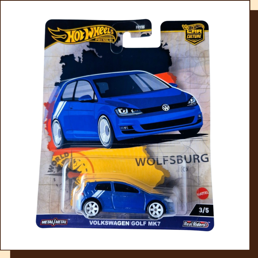 Hot Wheels Volkswagen Golf MK7 - #3/5 WT set 2024