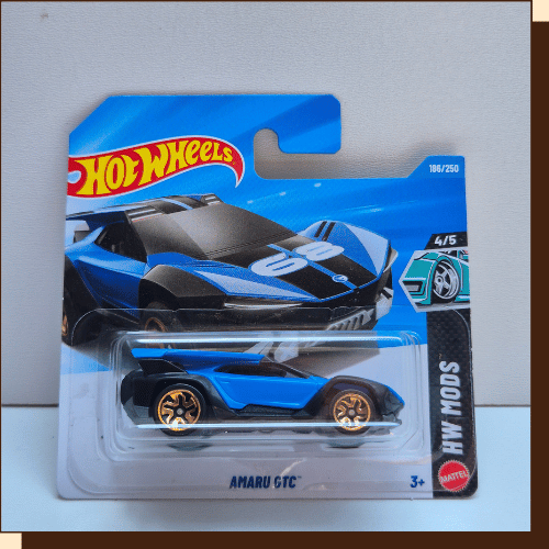 Thumbnail: Hot Wheels Amaru GTC Treasure Hunt 186 van 250 uit 2026 in originele blisterverpakking