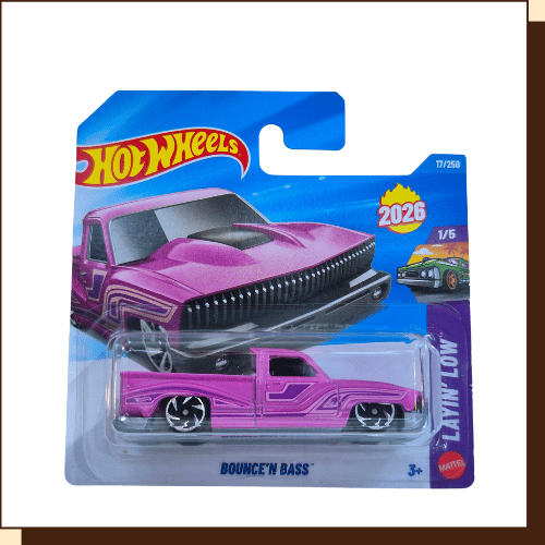 Hot Wheels Bounce'N Bass 17 van 250 uit 2026 in originele verpakking - voorkant verpakking
