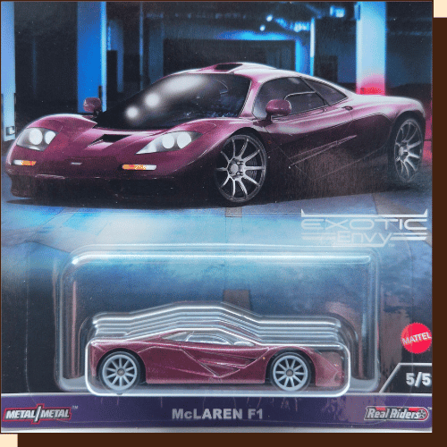 Hot Wheels Premium McLaren F1 nummer 5 van 5 in originele blisterverpakking