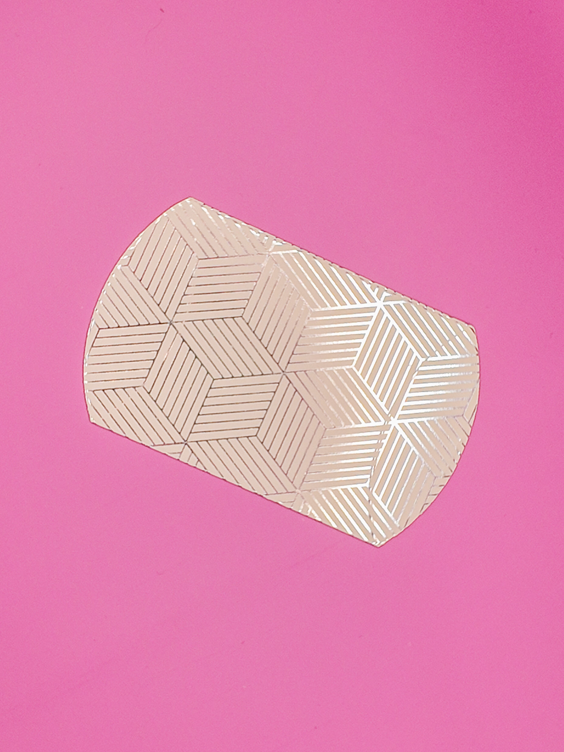 Gondeldoosje (S) - White/Silver stripe