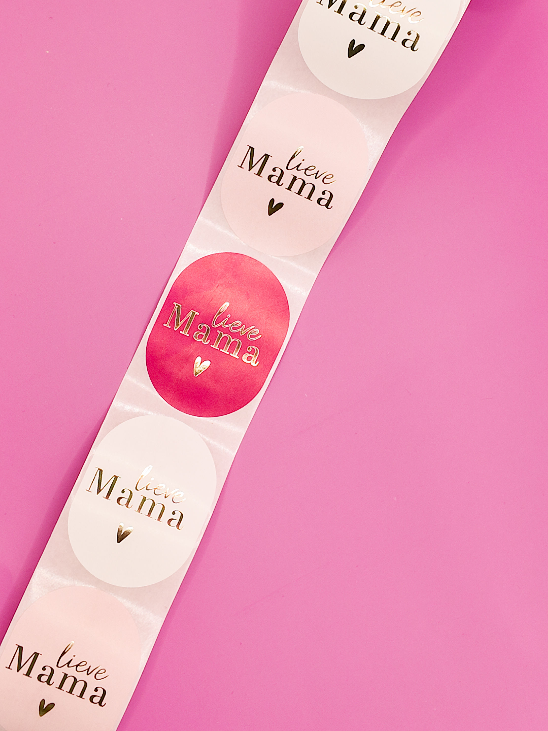 Stickers (per 6 stuks) - Lieve mama!