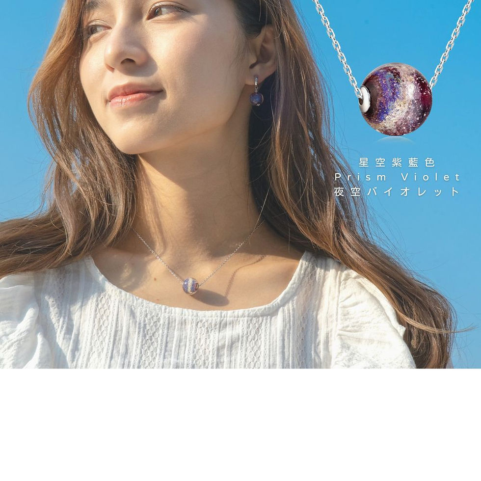 Thumbnail: Commemorative Sky Mirror Series Simple Necklace