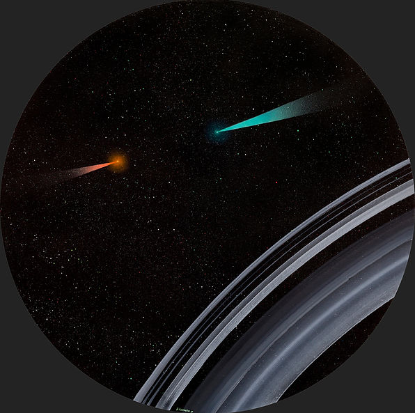 Антон Тотибадзе, космос, ультрафиолет / Anton Totibadze, cosmos, space, uv light