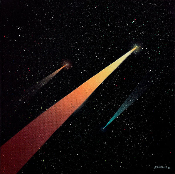 Антон Тотибадзе, космос, ультрафиолет / Anton Totibadze, cosmos, space, uv light