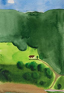 Alexandra Pasternak, watercolor