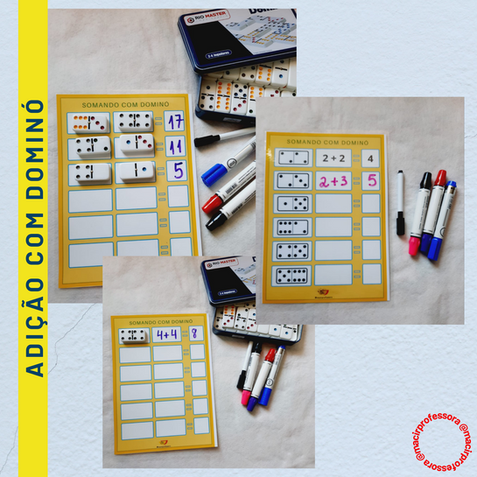 Somando com dominó