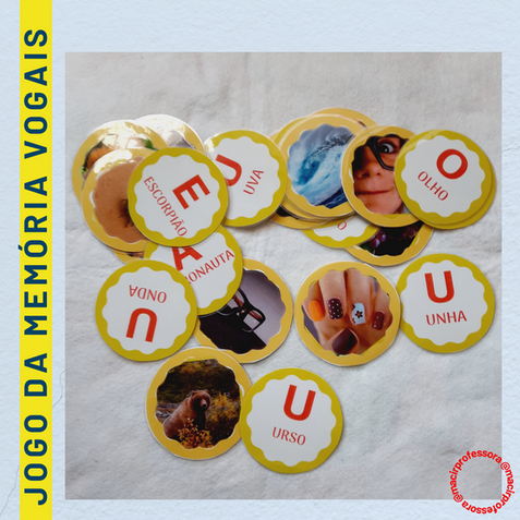 Super jogo da memória das vogais